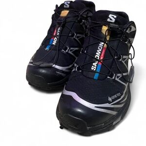 Salomon Black and Silver XT-6 Gore-Tex